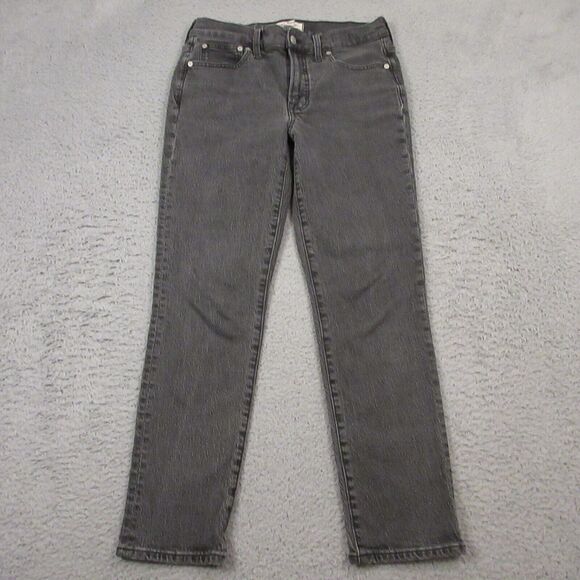 Madewell Denim - Madewell Womens The‎ Mid Rise Perfect Vintage Jean size 27 Gray Black Denim